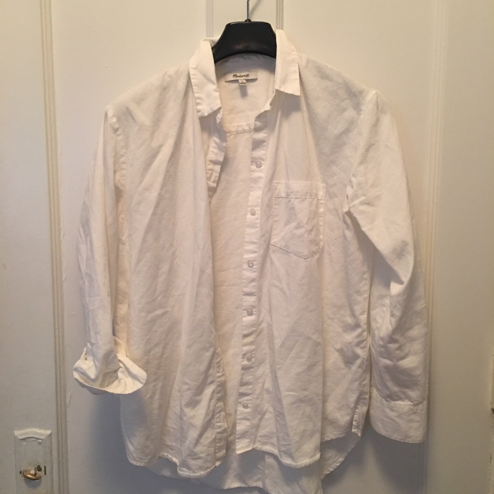 Madewell white button-down